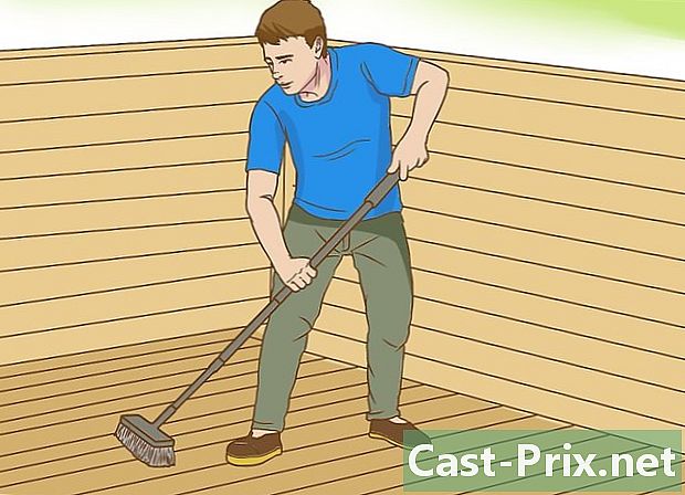 כיצד לנקות סיפון עץ