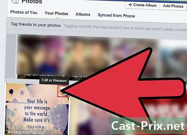 Facebook에서 사진을 구성하는 방법