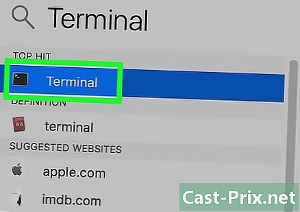 Kuidas terminali Macis avada?