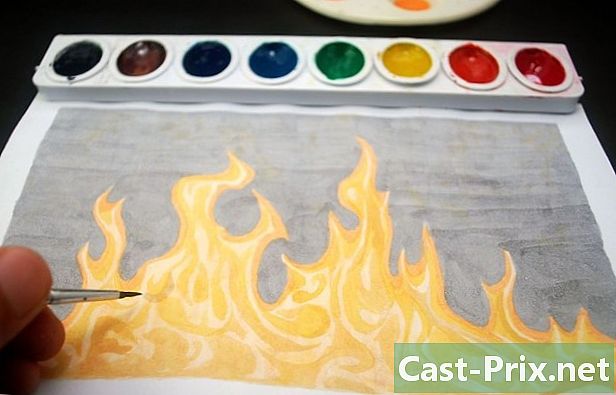آگ پینٹ کرنے کا طریقہ