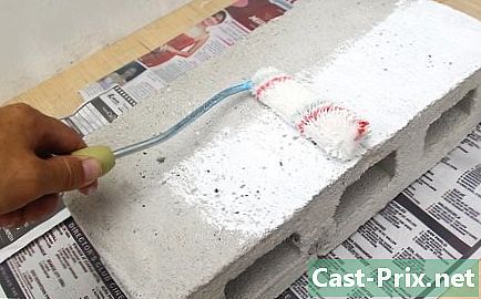 Ako maľovať vyrobené betónové bloky