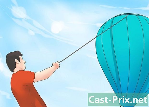 Cara menerbangkan balon udara panas