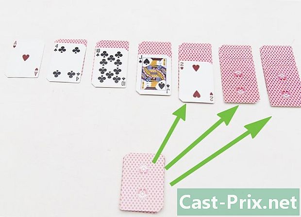 Bagaimana untuk meletakkan kad untuk bermain solitaire
