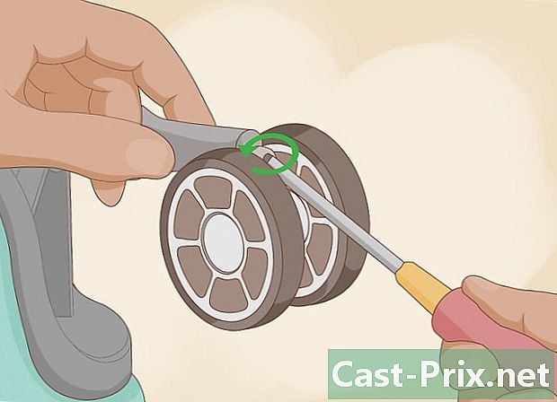 Cách thay thế bánh xe của vali