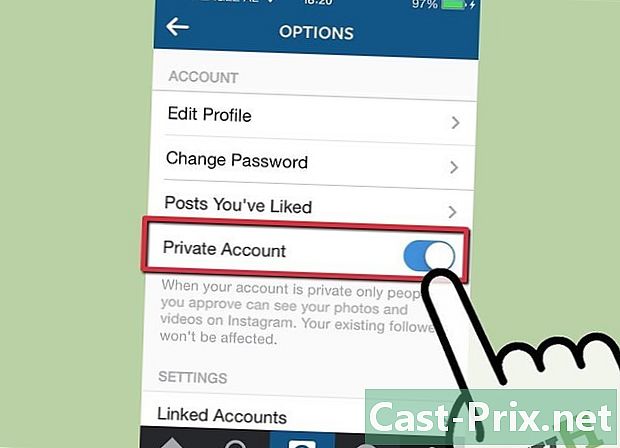 Hvordan gjøre Instagram-bildene dine private