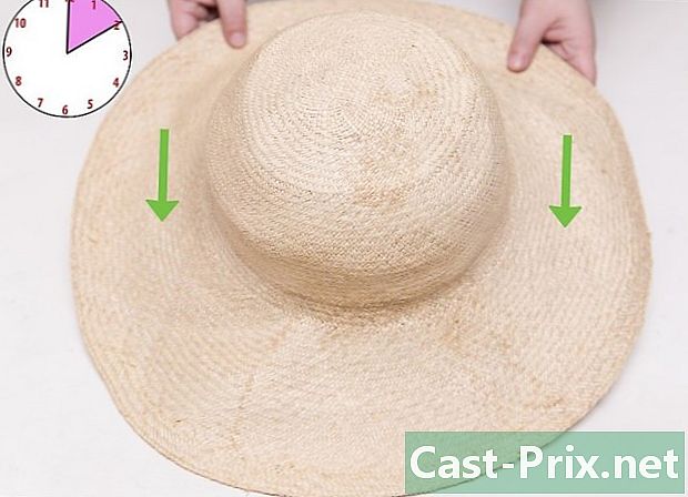 Kako popraviti deformiran klobuk iz slame