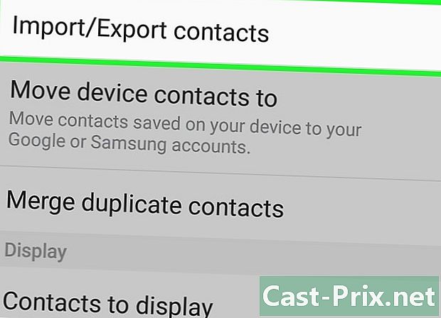 Hur du sparar dina kontakter på ett SIM-kort - Guider