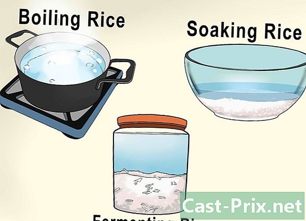 איך לשטוף את הפנים במי אורז