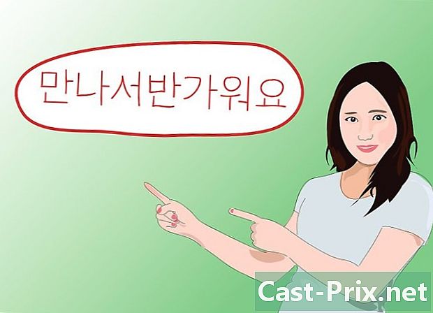 Wie man sich auf Koreanisch vorstellt