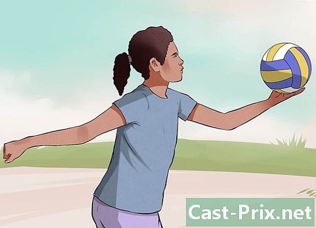Wie man Volleyball serviert