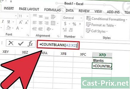 Bagaimana untuk memadam baris kosong dalam Excel