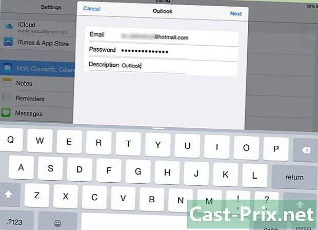 كيفية مزامنة حساب Outlook على جهاز iPad
