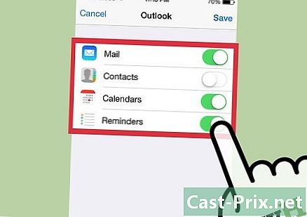 Hvordan synkronisere en Outlook-konto på en iPhone