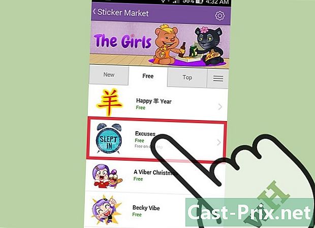 Hvordan laste ned klistremerker på Viber for smarttelefoner - Guider
