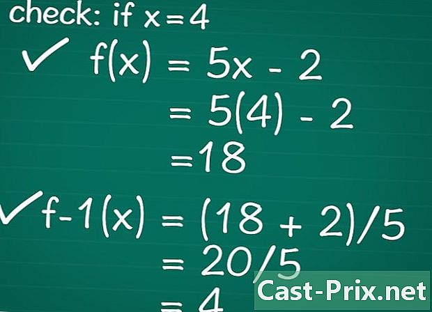 Hogyan lehet egy inverz függvényt algebrai módon megtalálni? - Útmutatók