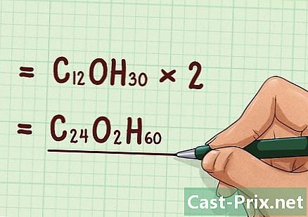 Cómo encontrar la fórmula de una molécula