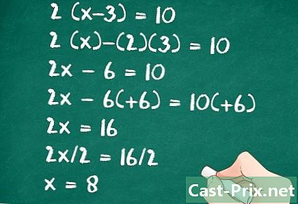 Come usare la distributività per risolvere un'equazione
