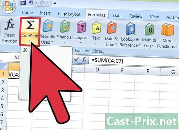 Bagaimana menggunakan formula Sum dalam Microsoft Excel