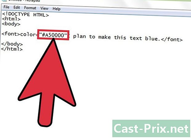 Як використовувати теги кольорів шрифту в HTML - Напрямні