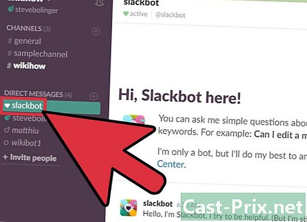 Cómo usar Slackbot
