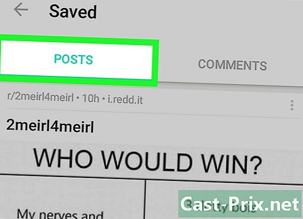 Come vedere i tuoi post salvati su Reddit con Android